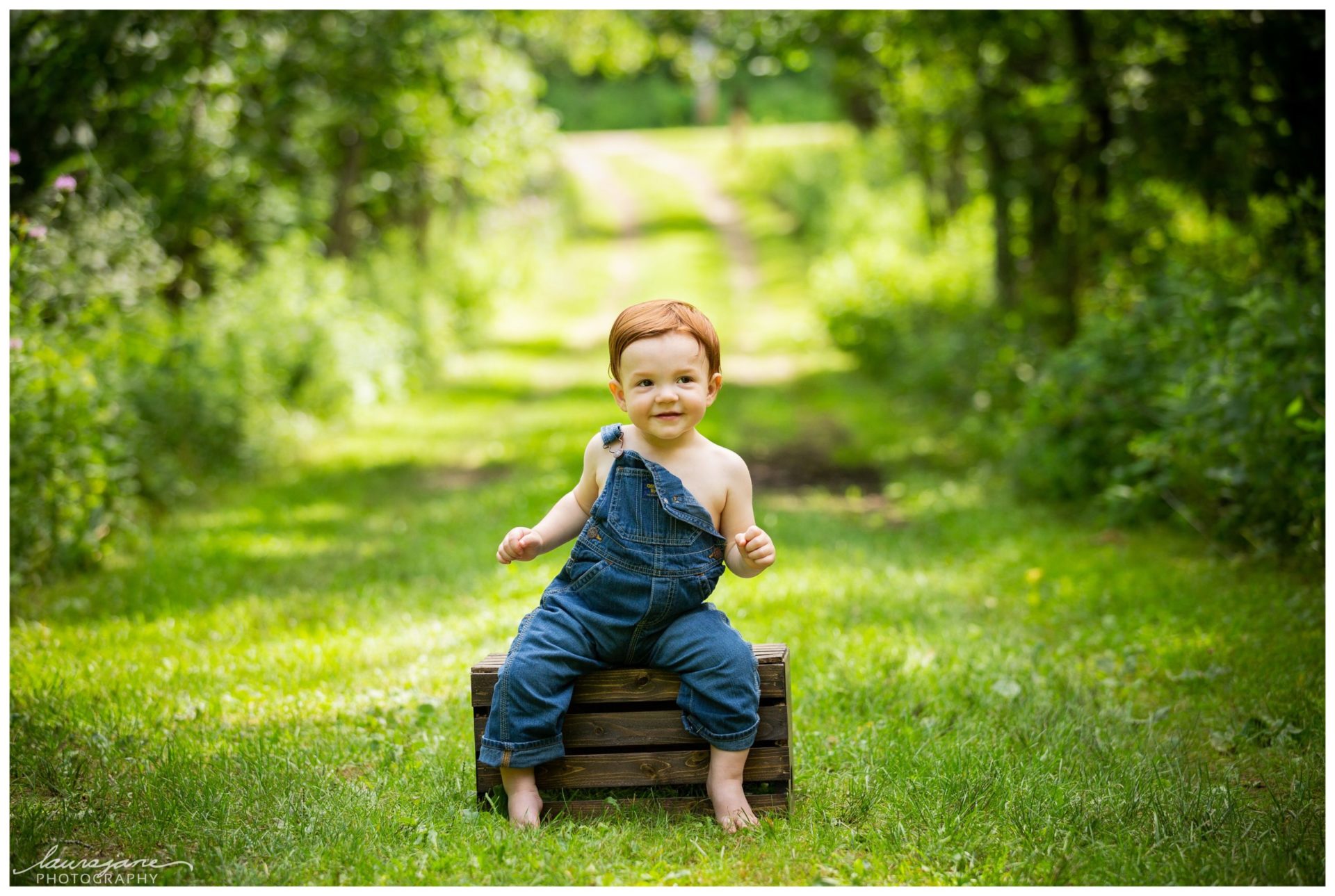 Baby Photos in Overalls