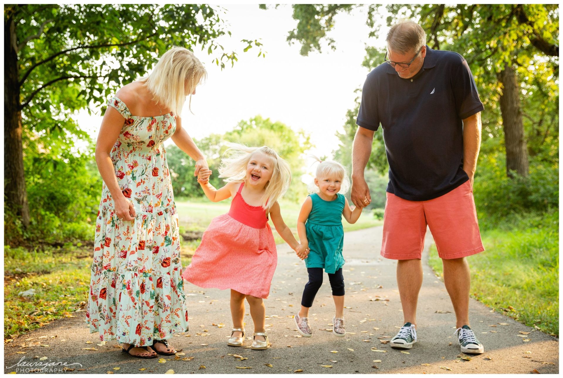 Fun family portraits by best Waukesha photographer