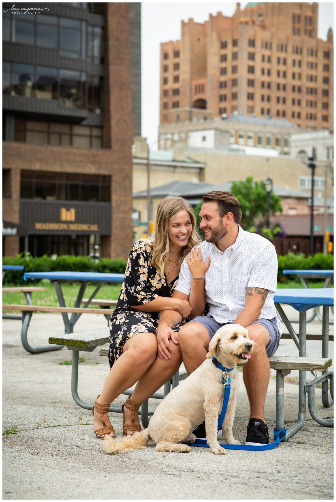 Milwaukee couple photography with natural light