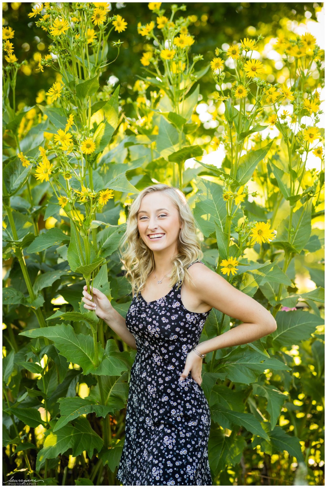 Summertime senior portraits by Waukesha professional photographer