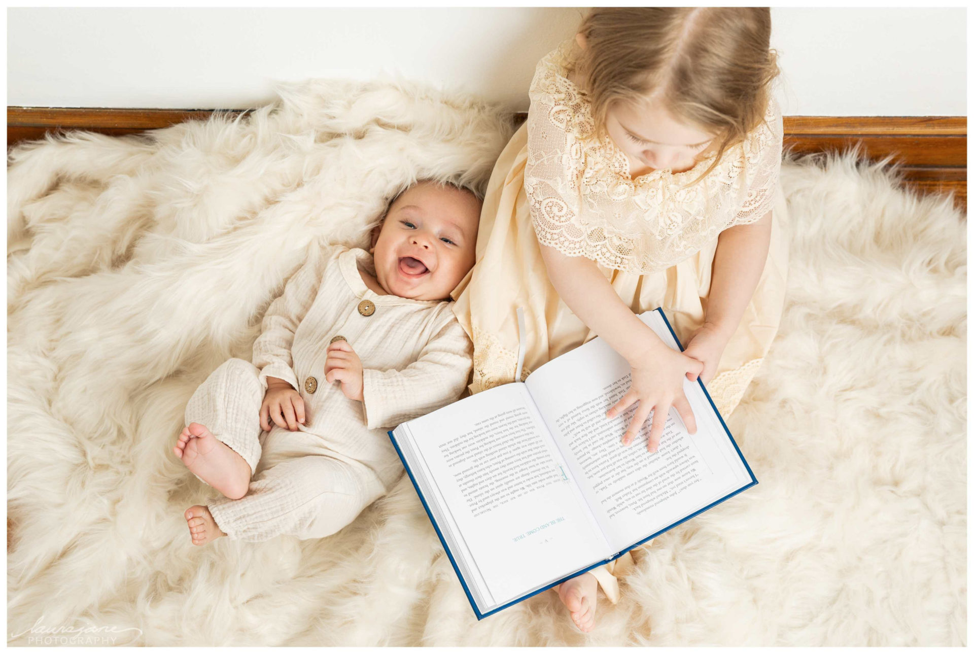 Children Portraits with Storybooks