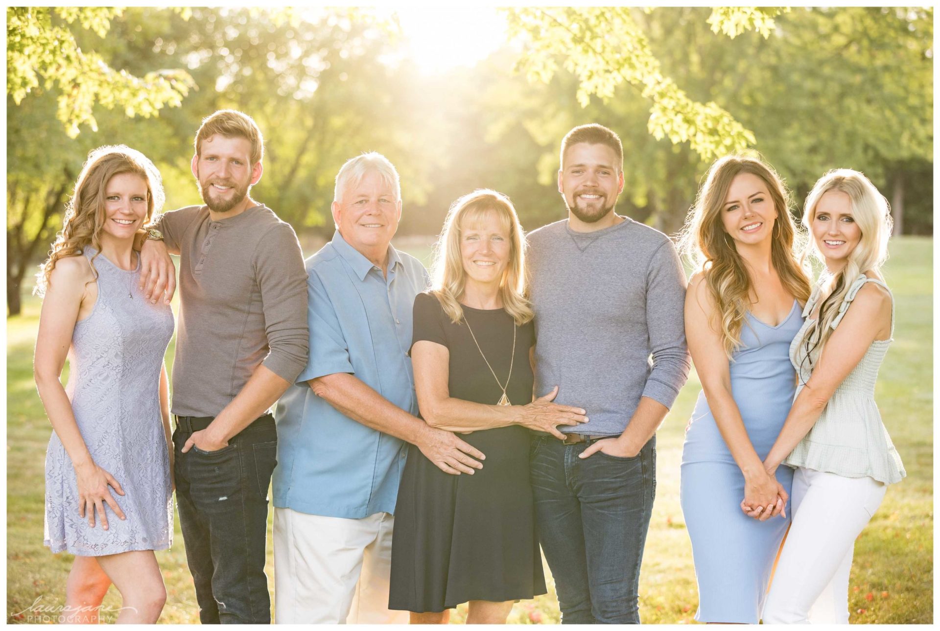 Summer Family Portraits by Professional Milwaukee Photographer