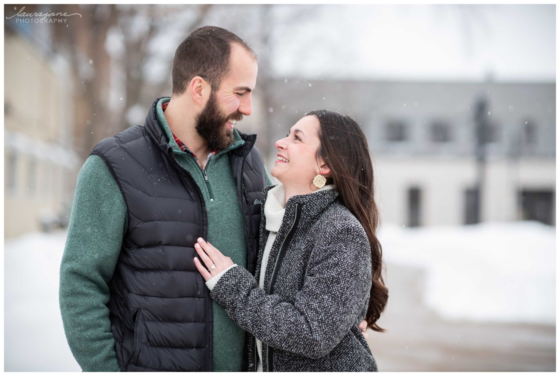 Natural Portraits During Oconomowoc Engagement