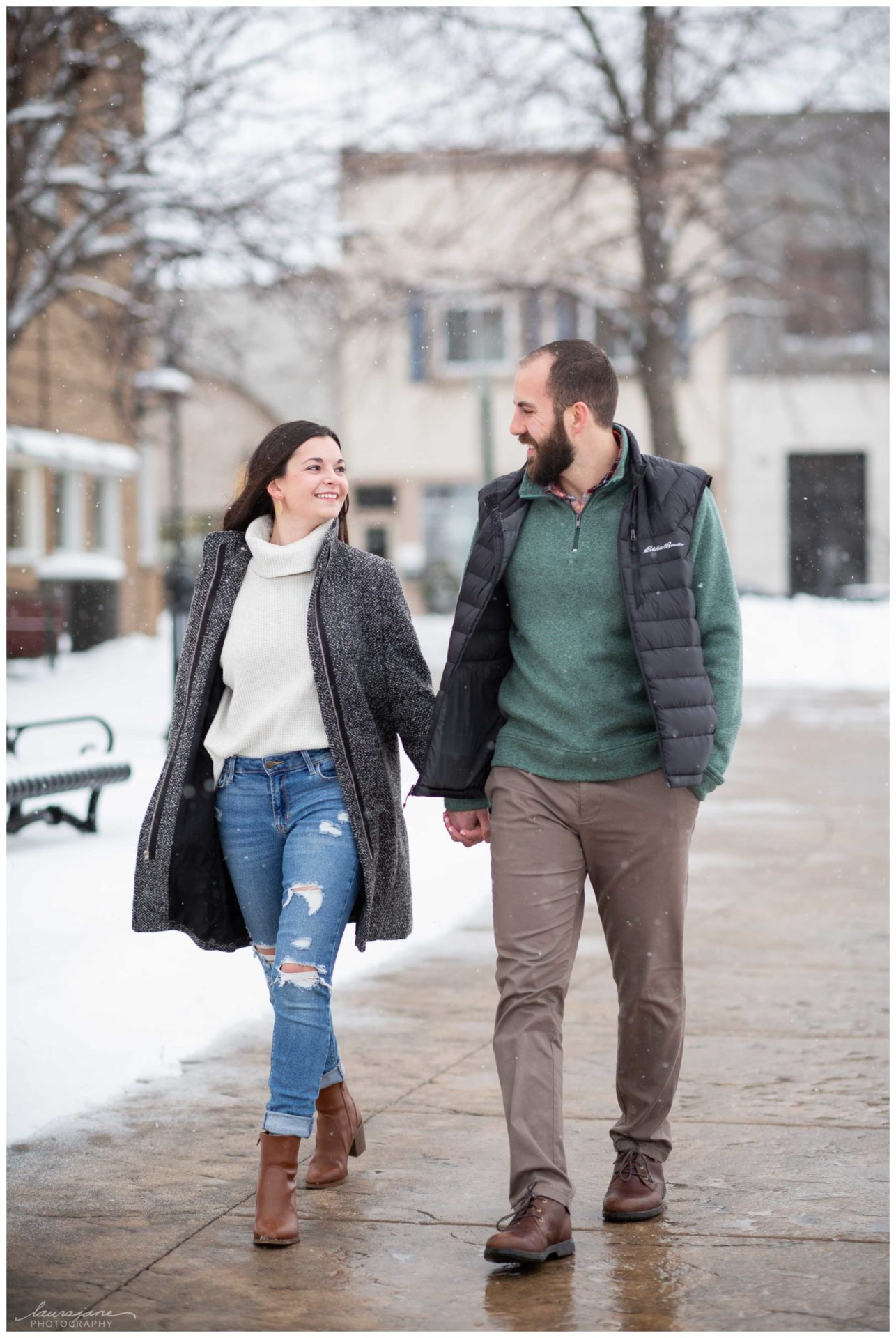 Candid Photos from Oconomowoc Engagement Session