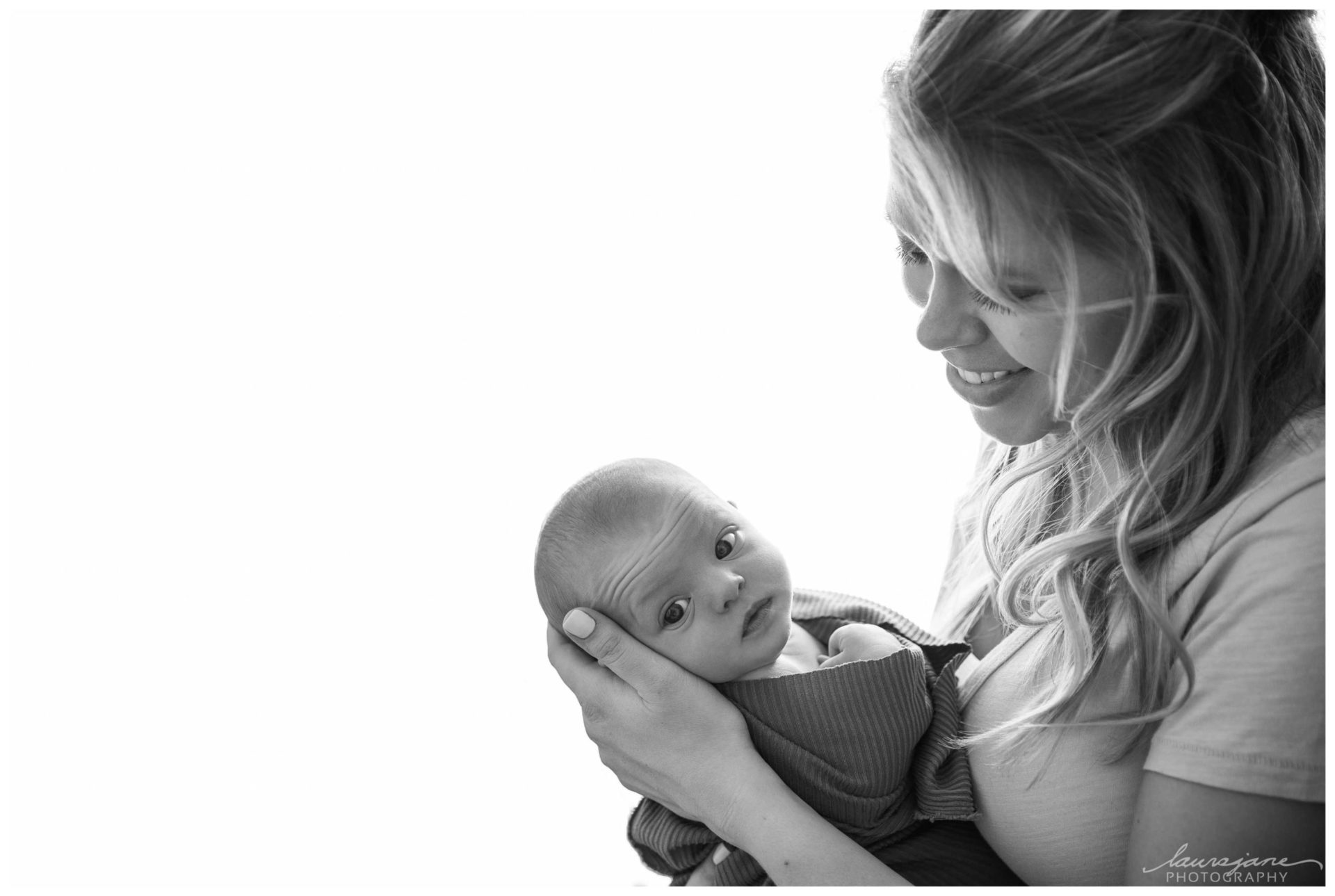 Newborn Portrait with Mother