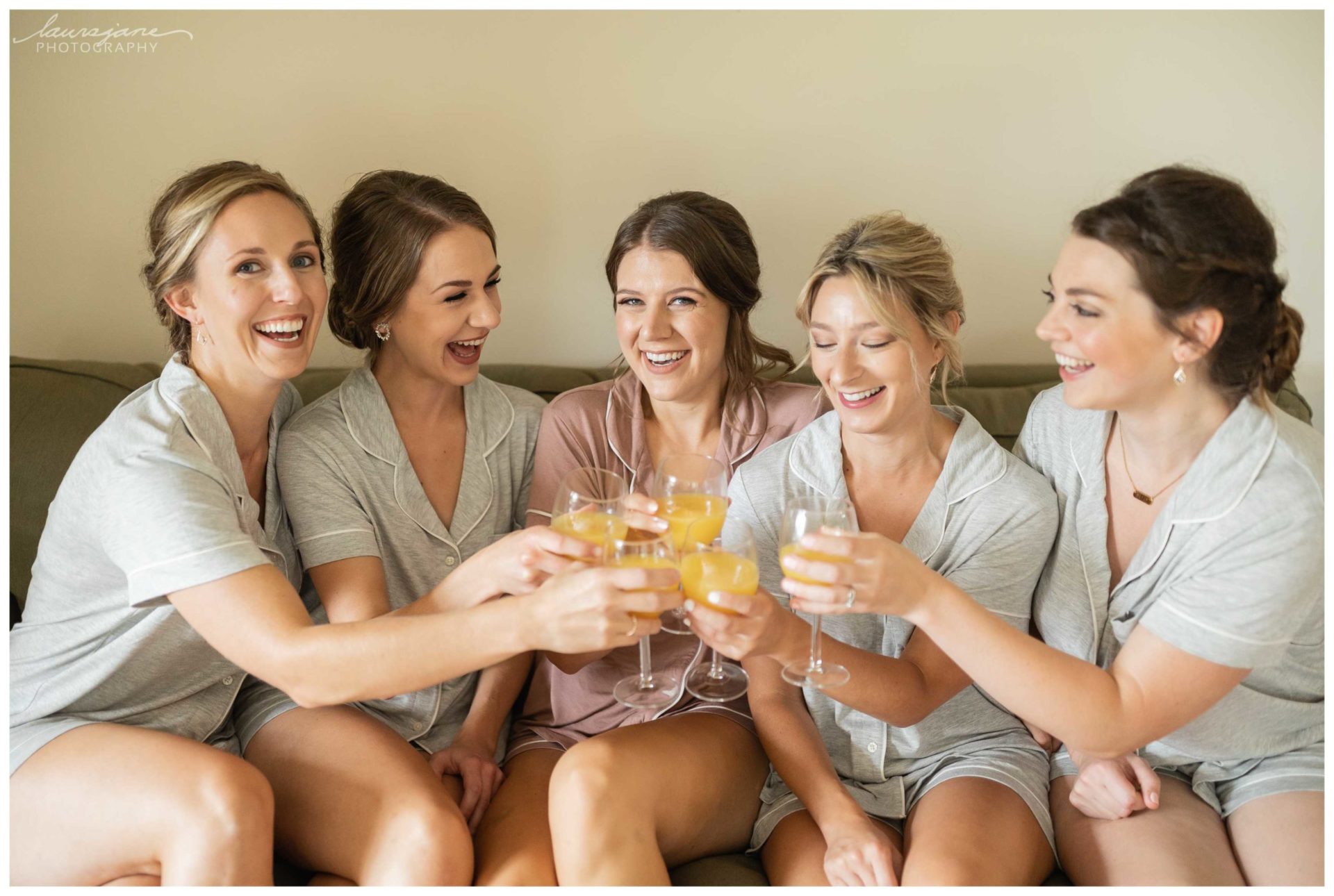 Champagne Toast at Wisconsin Wedding