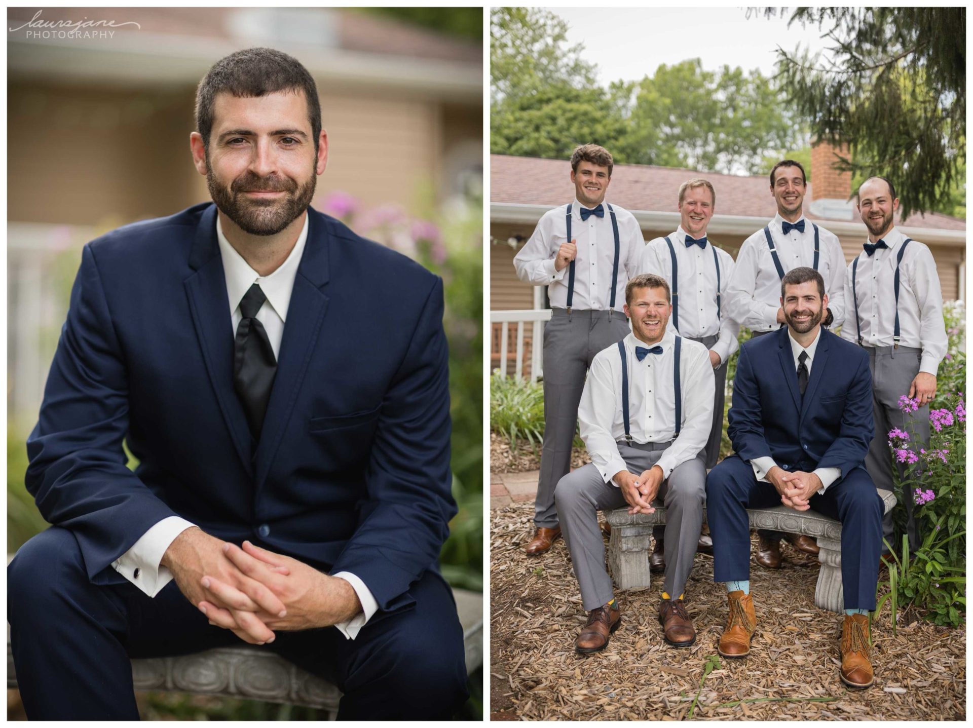 Clean Groom & Groomsmen Portraits