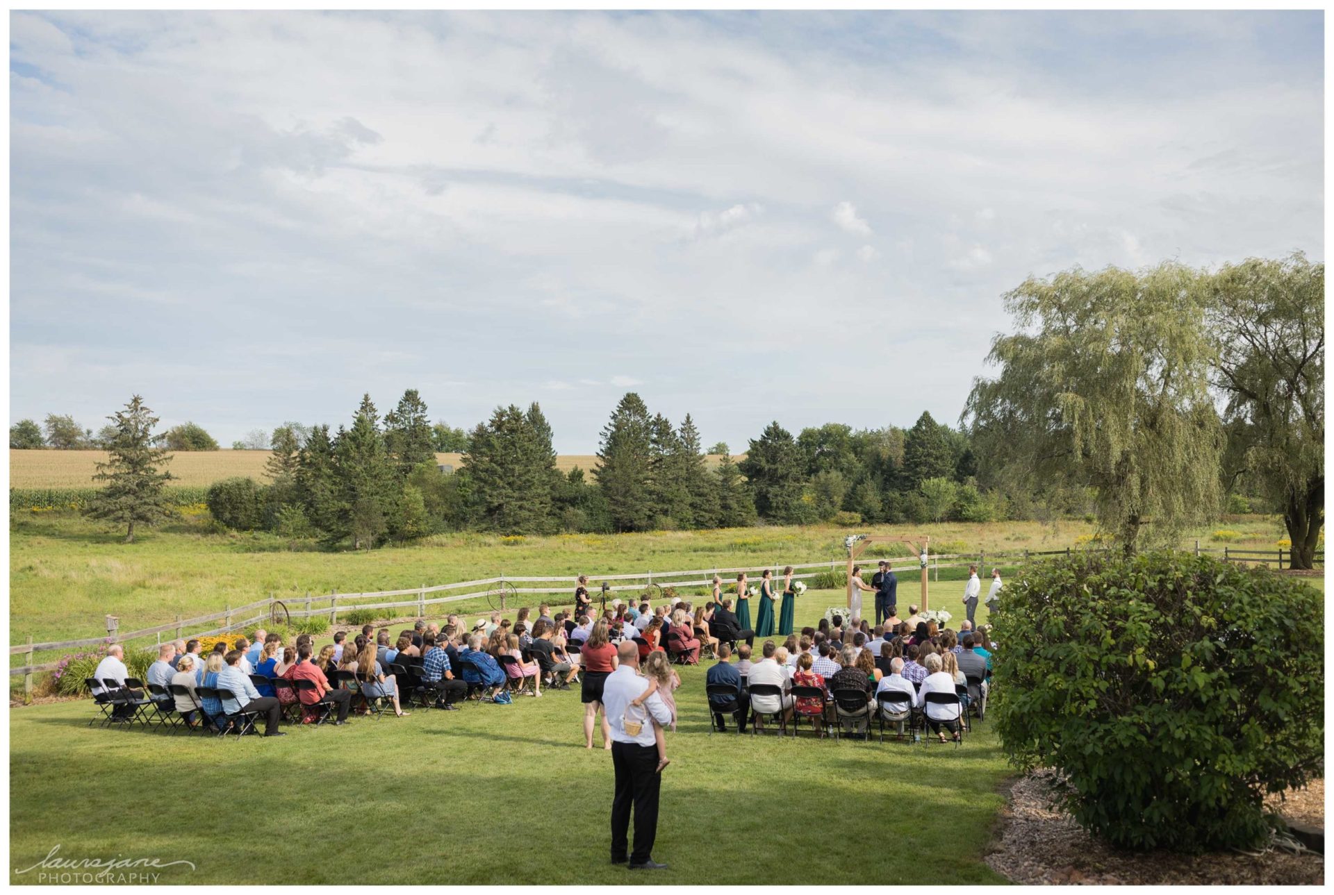 Elegant Wisconsin Backyard Wedding