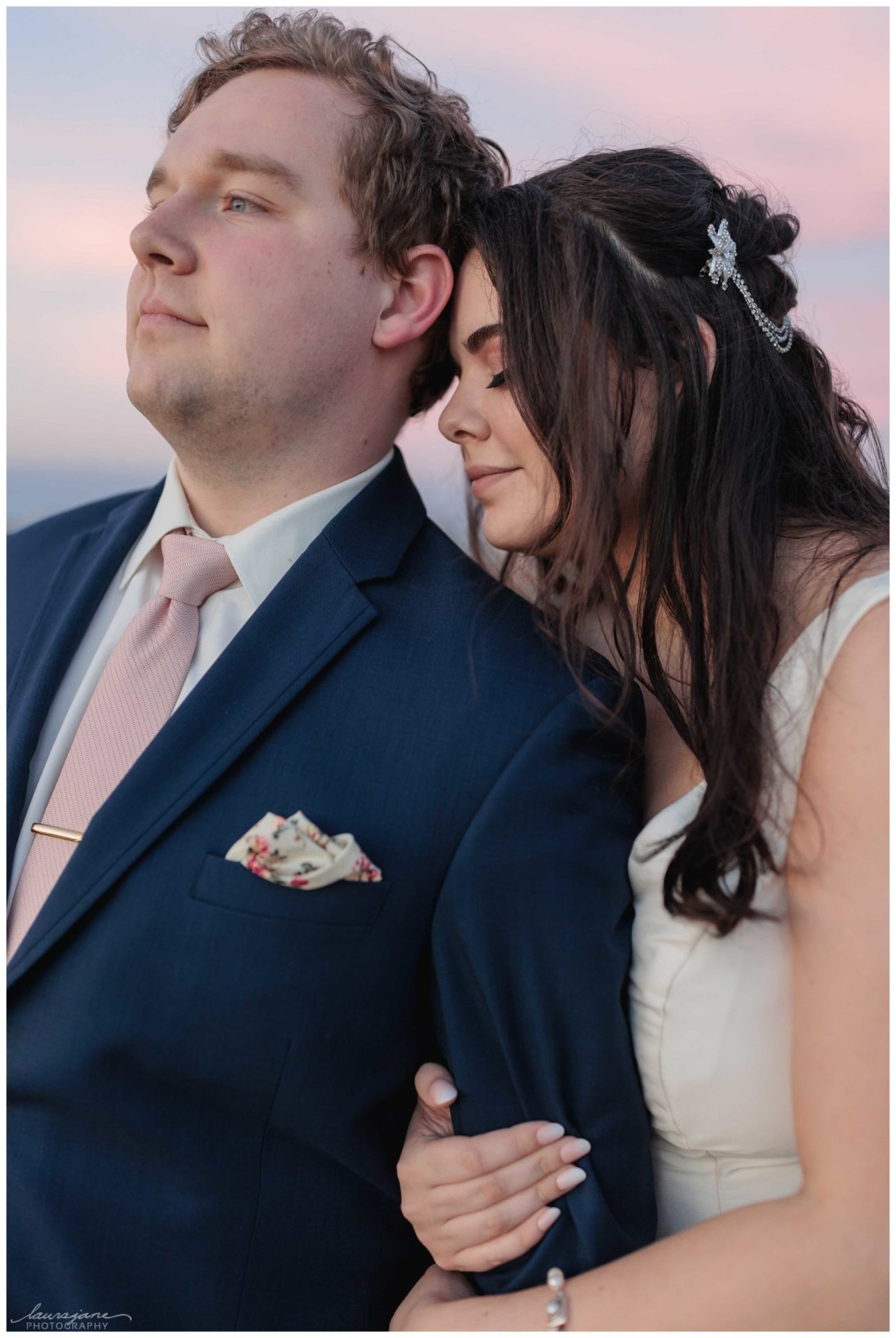 Stunning Sunset Wedding Portraits in Milwaukee, WI