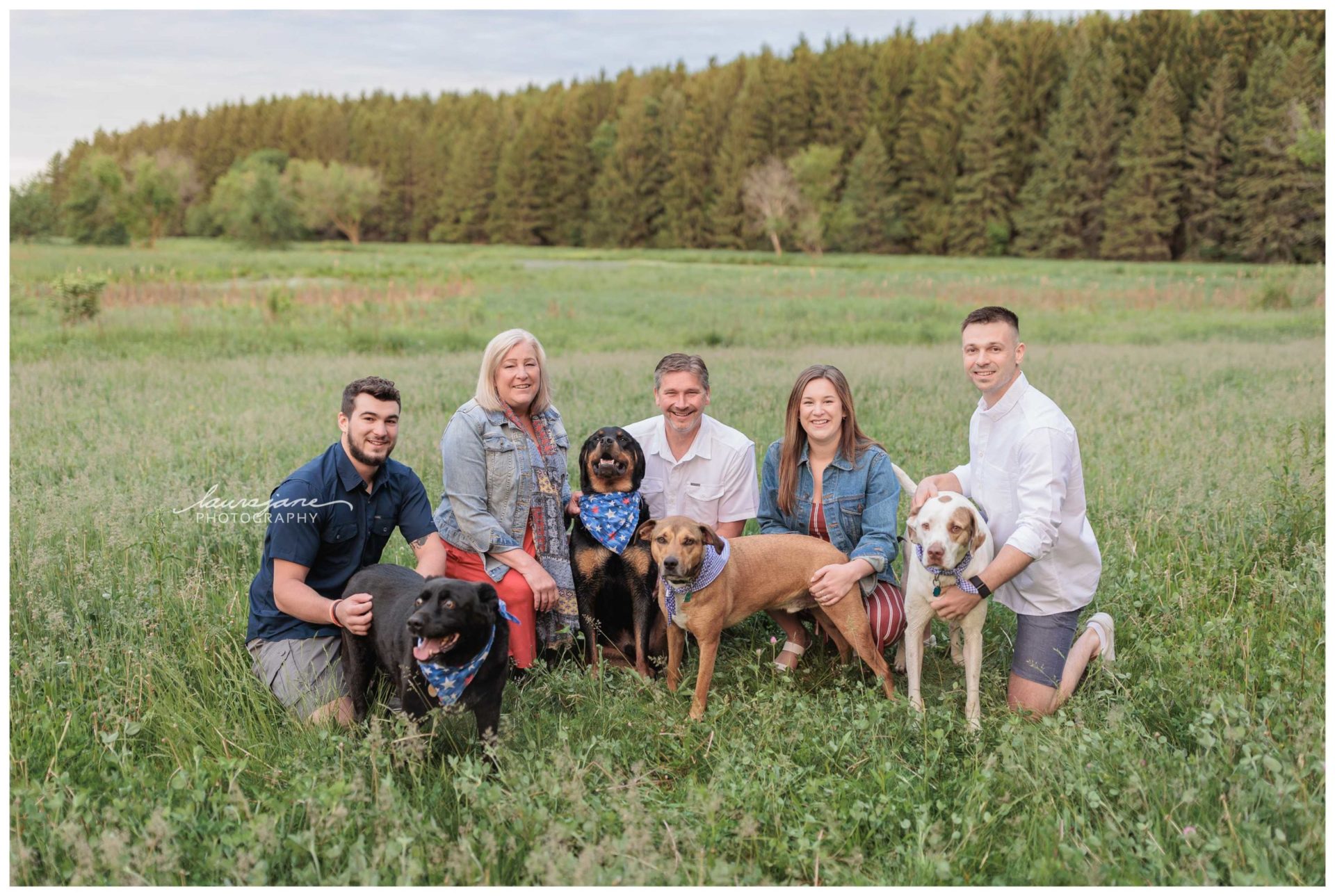 Pet-Friendly Family Portrait Session