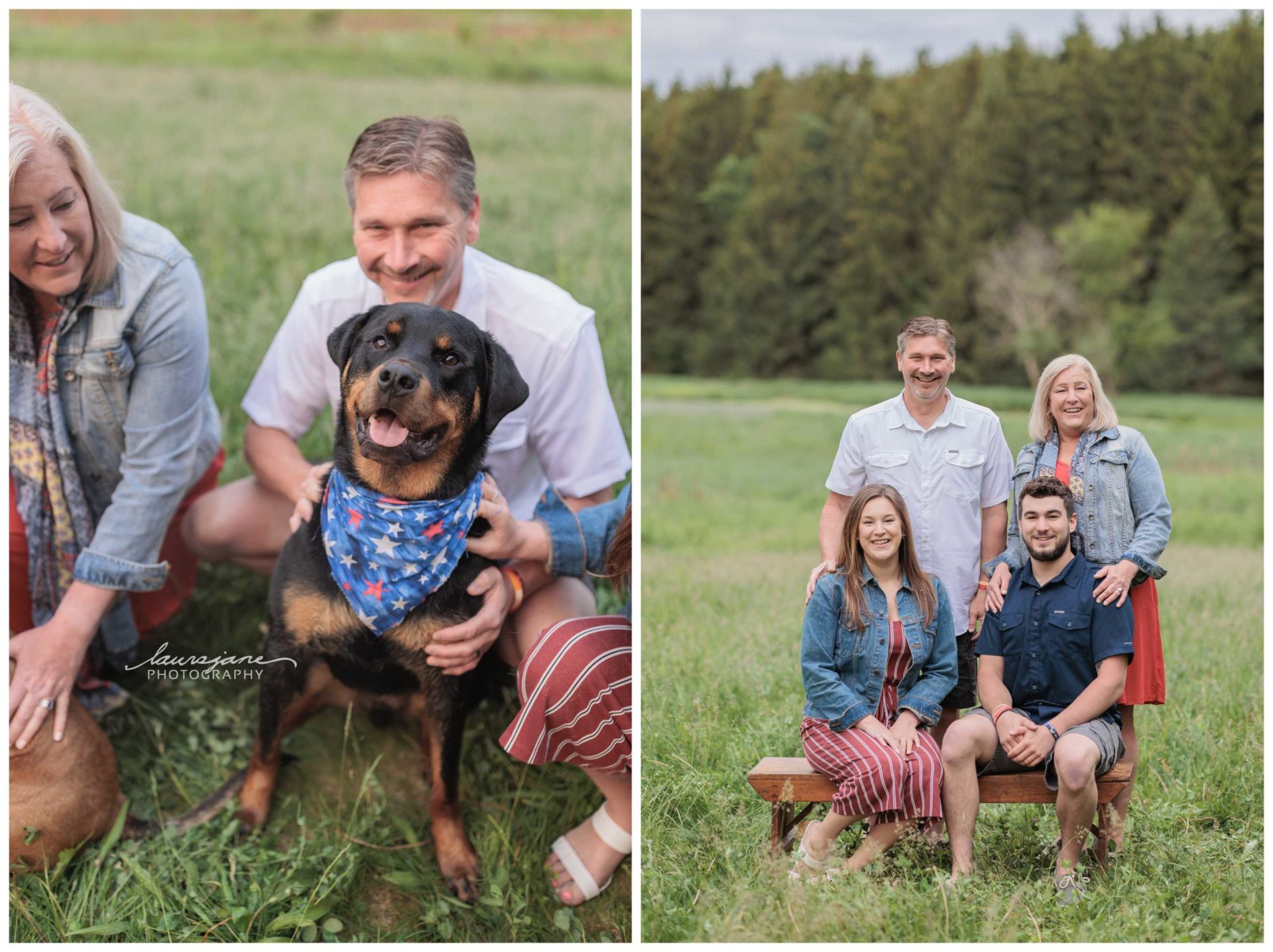 Pet-Friendly Family Portrait Session