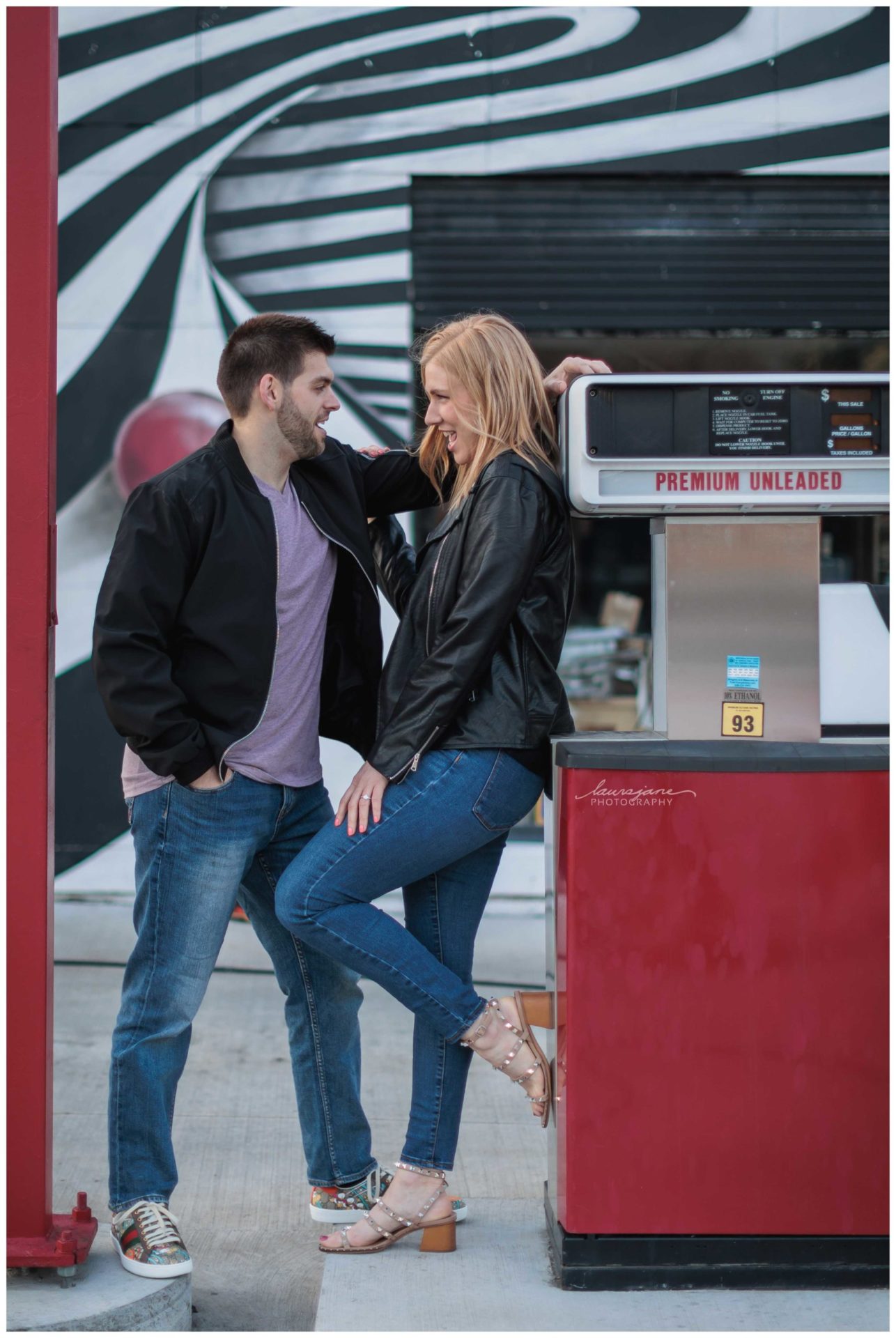 Downtown Wauwatosa Engagement Session