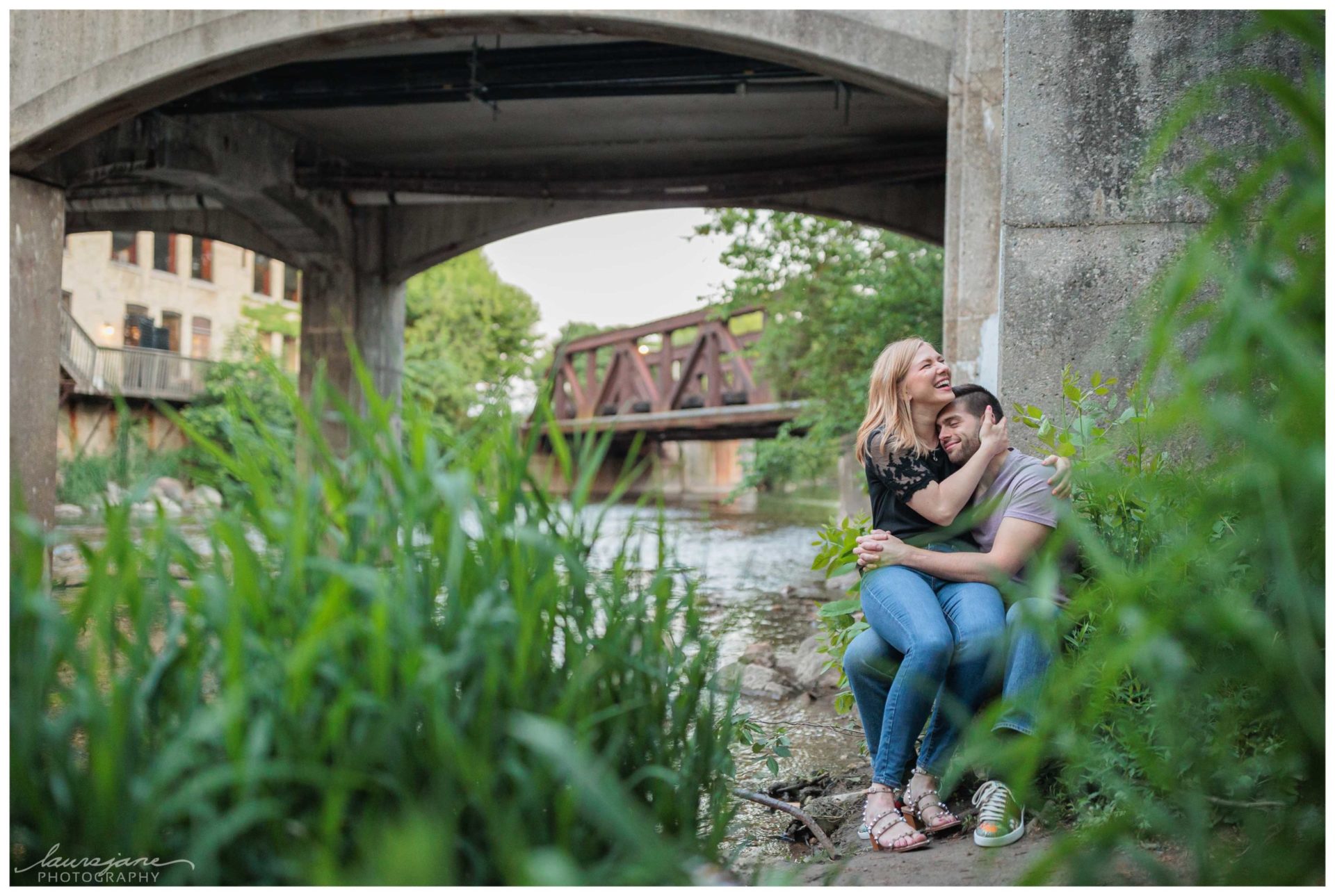 Downtown Wauwatosa Engagement Session