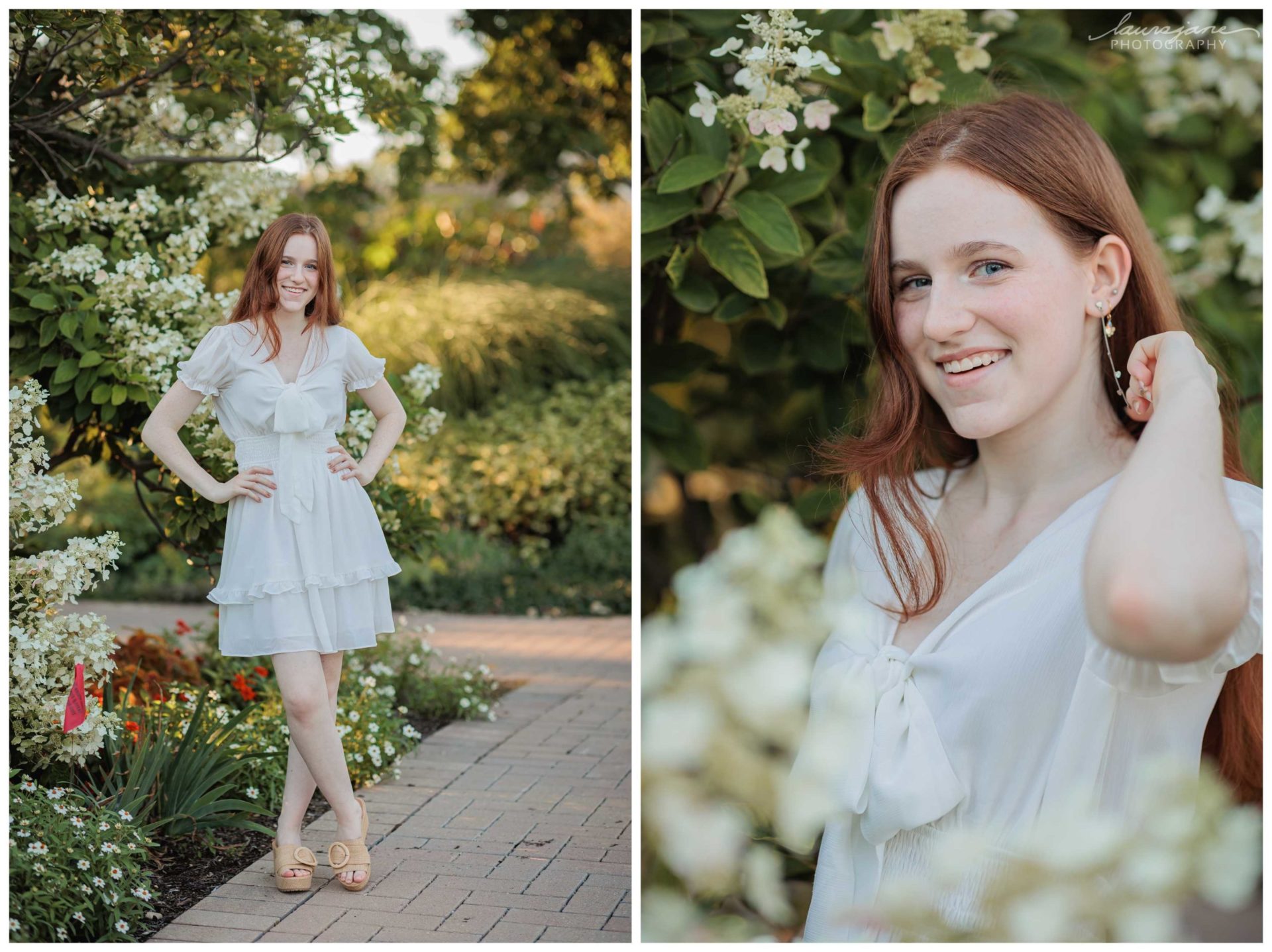 Boerner Botanical Gardens Senior Portrait Session