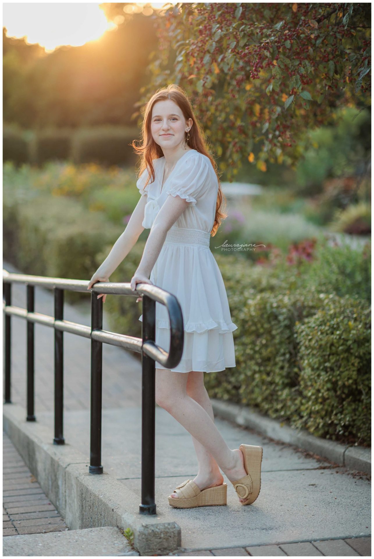 Boerner Botanical Gardens Senior Portrait Session