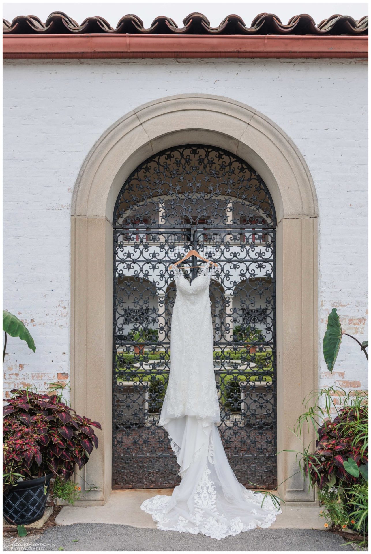 Wedding Dress at Villa Terrace