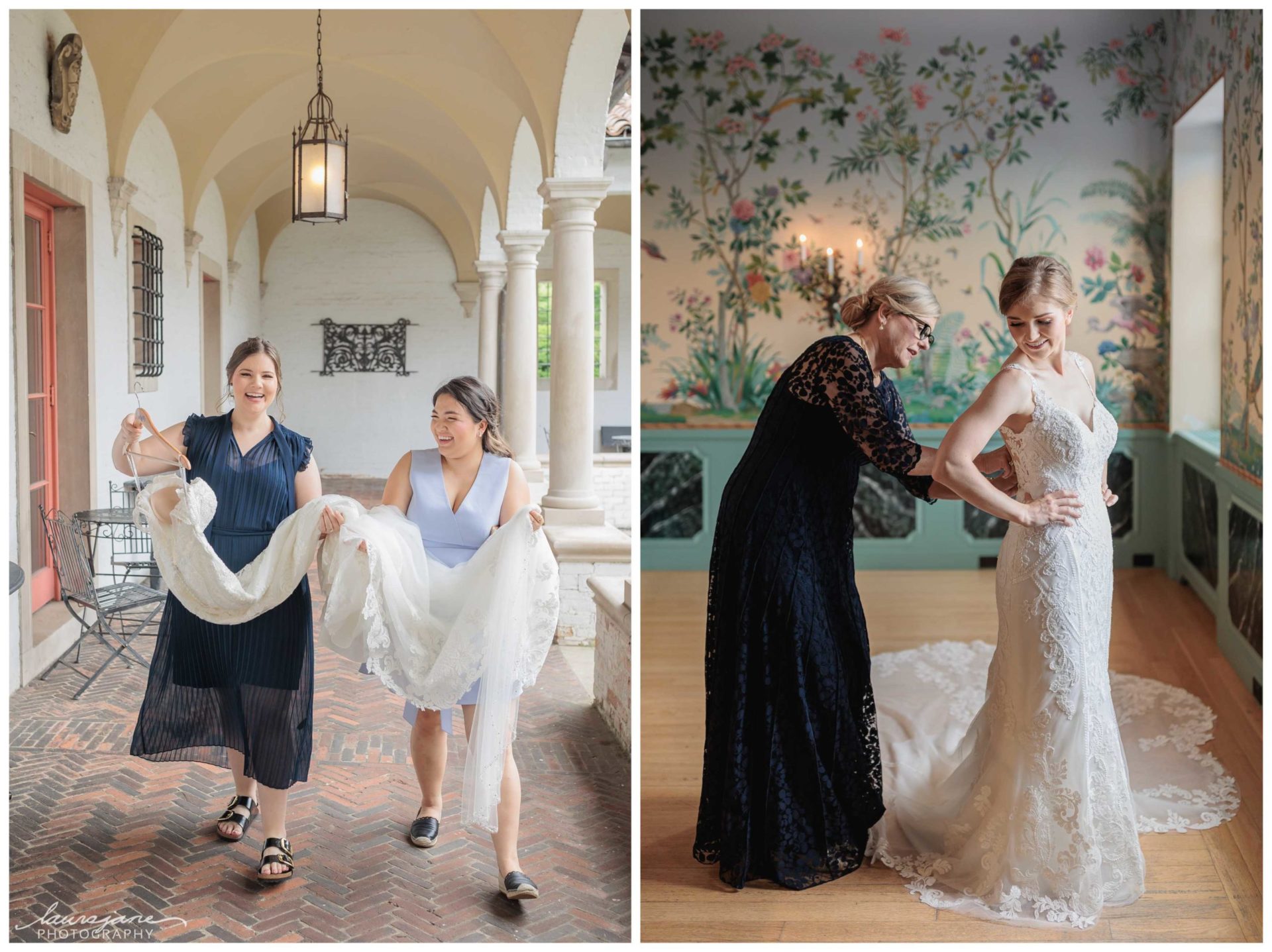 Bridal Prep at Villa Terrace