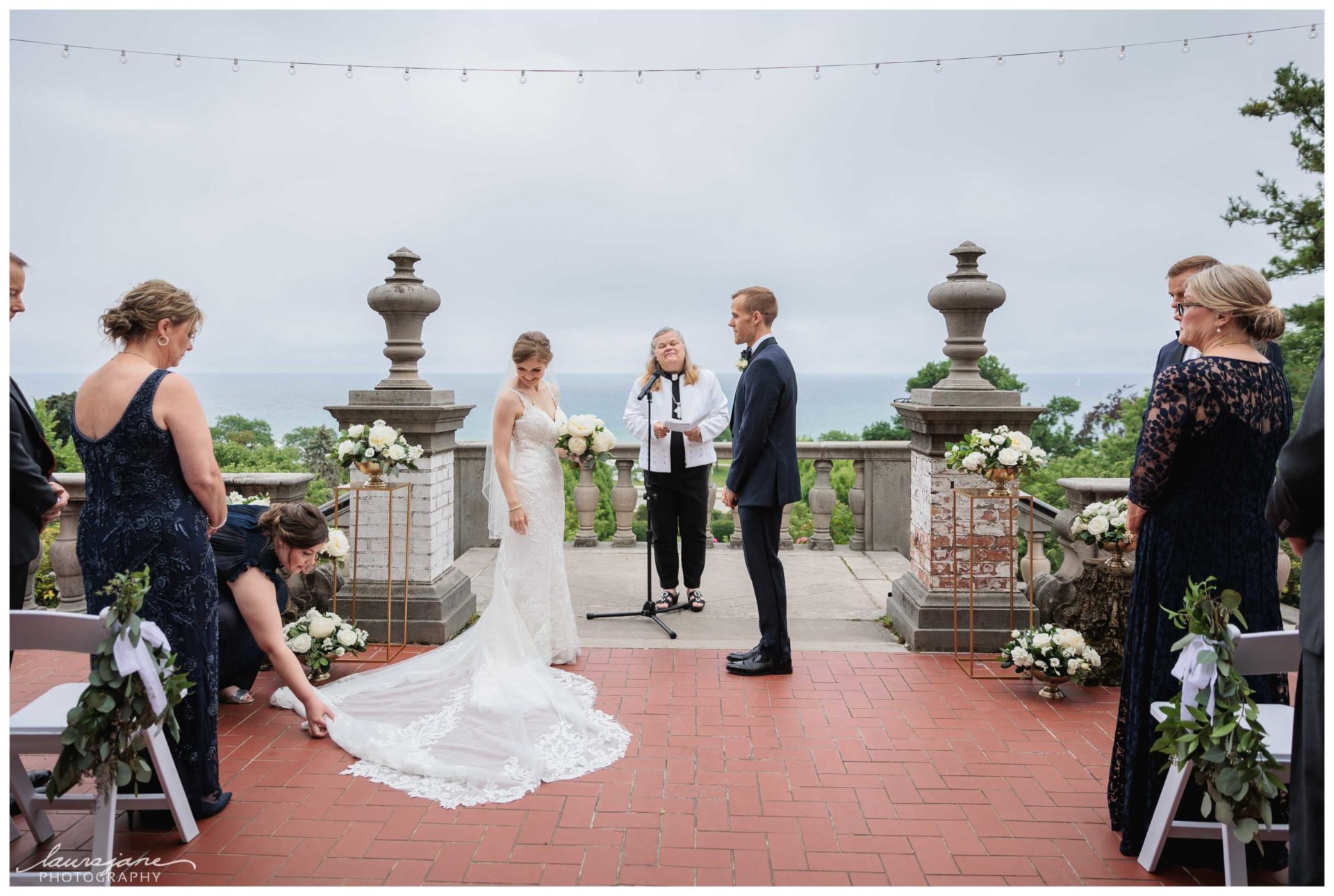 Ceremony at Villa Terrace Wedding