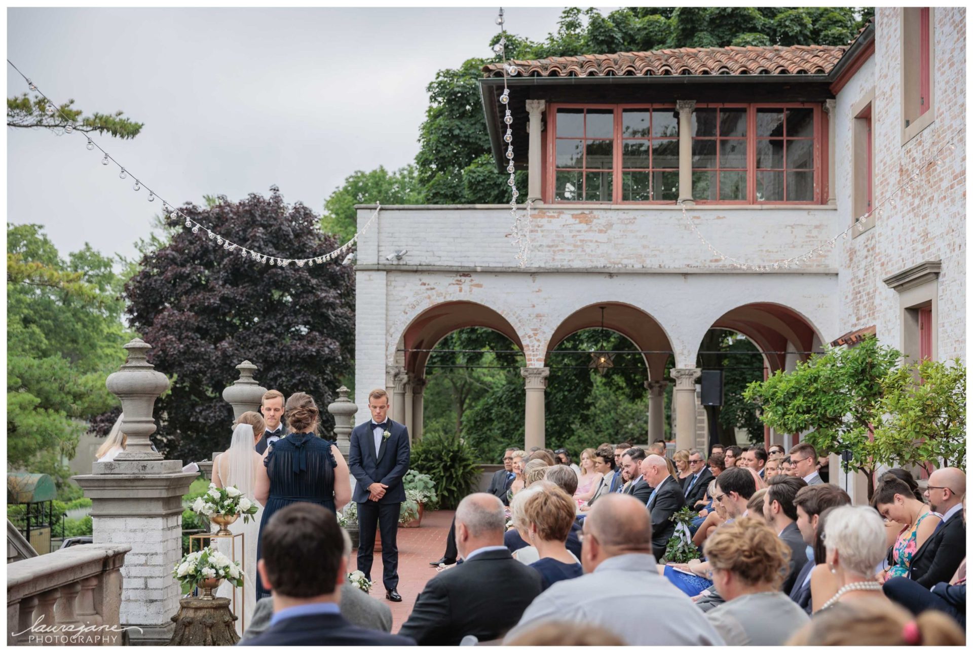 Ceremony at Villa Terrace Wedding
