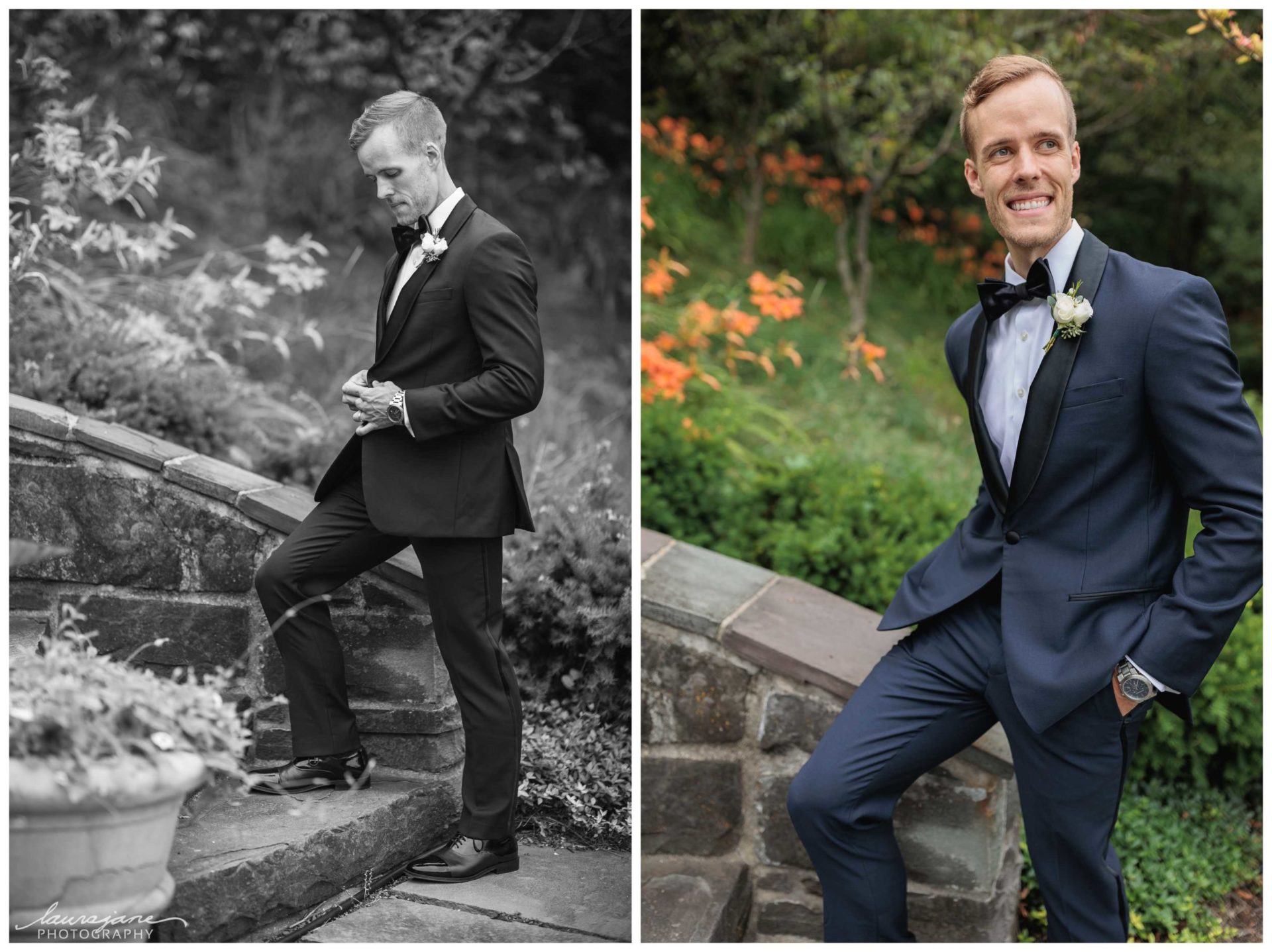 Groom Portraits at Villa Terrace Wedding