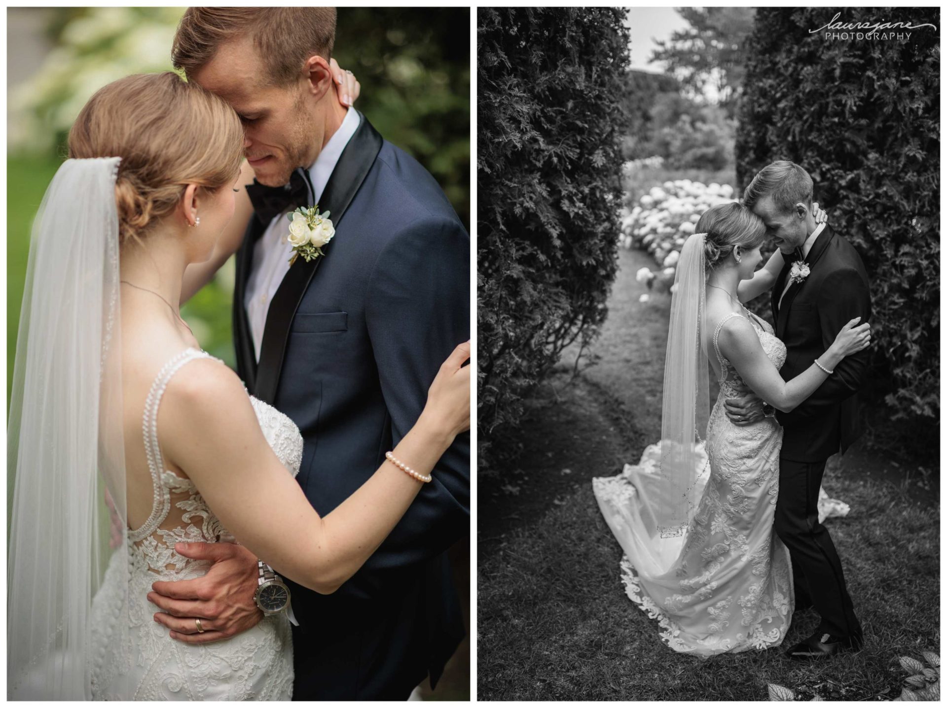 Bride & Groom Portraits at Villa Terrace Wedding