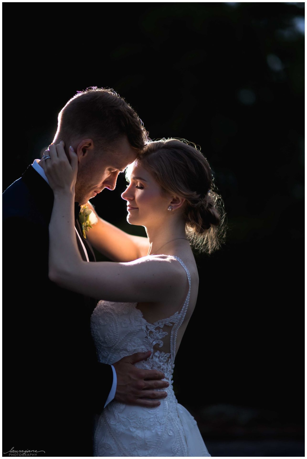 Dramatic Lighting Wedding Photography