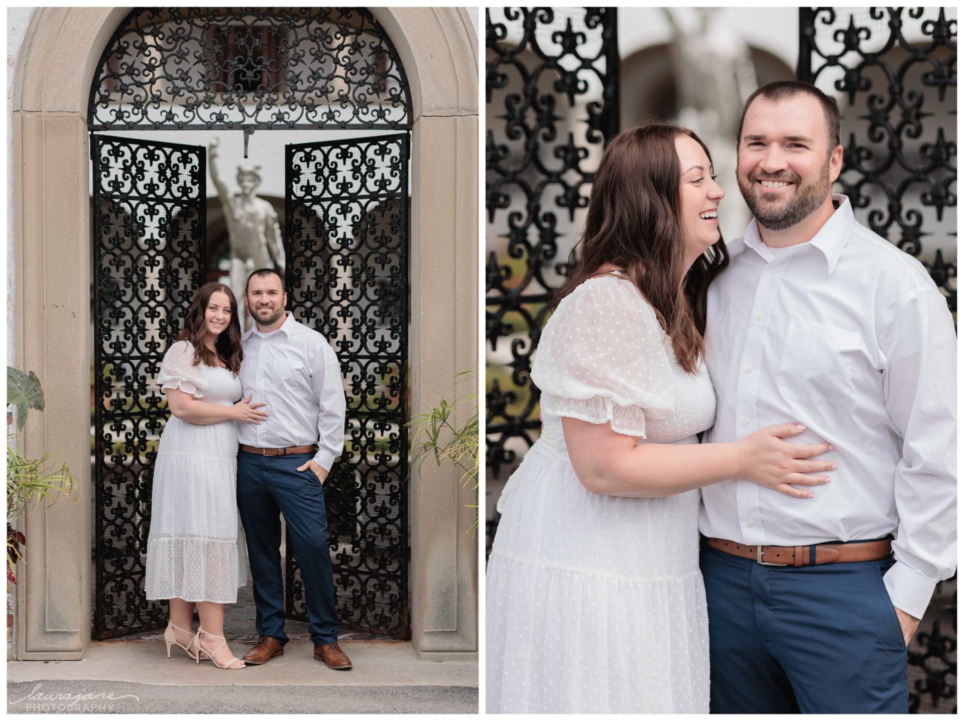 Milwaukee Engagement Session at the Villa Terrace