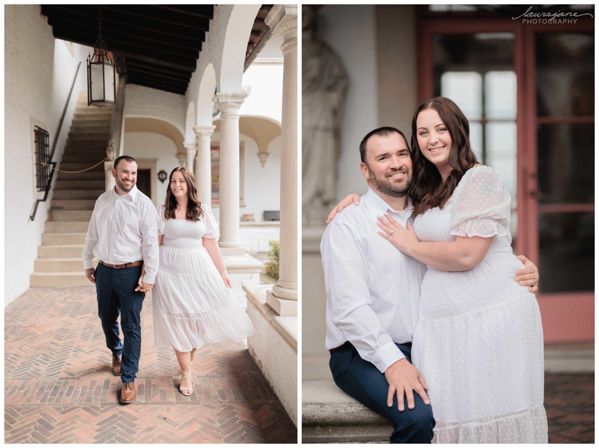 White Outfits For Milwaukee Engagement